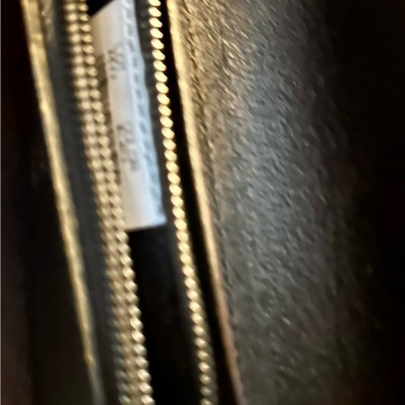 Black Leather LEVI chain wallet w/o chain - Picture 5 of 7